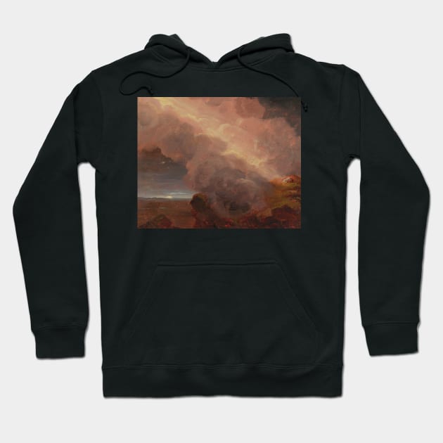 Clouds On The Mountaintop by Thomas Cole Hoodie by Classic Art Stall